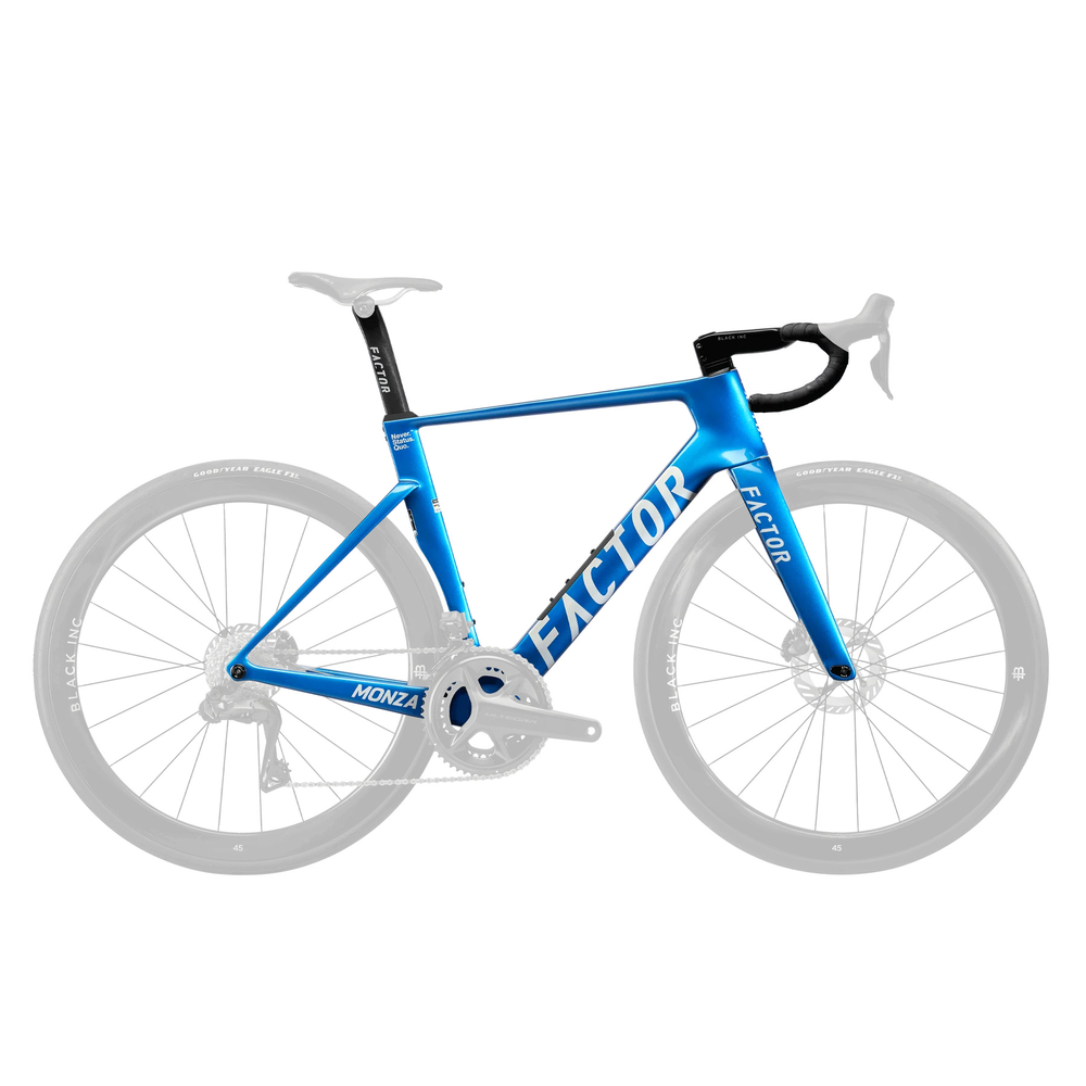 Factor, MONZA, Standard Package, Road Bike, Carbon Frame, Performance Road, Versatile Bike, 700c Wheels, Disc Brakes, Training Bike, Club Ride Bike, Factor Bikes